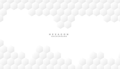 eye catching honeycomb pattern white backdrop in 3d style