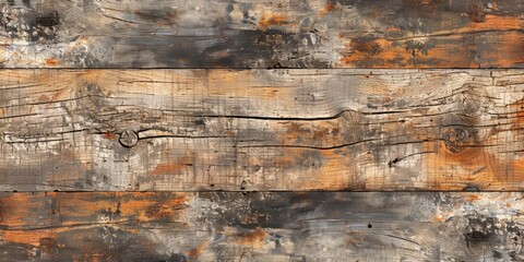 Weathered Wooden Plank Background
