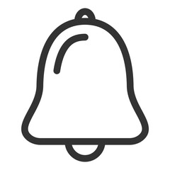 Notification bell icon. vector illustration