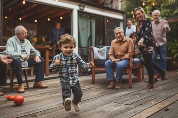 Capturing a joyous sense of celebration in a relaxed family setting, the unconventional home demonstrates community care