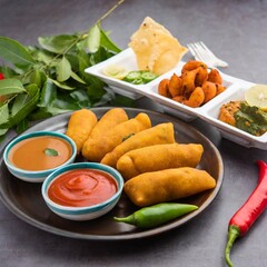 Mirchi bada or Mirchi vada