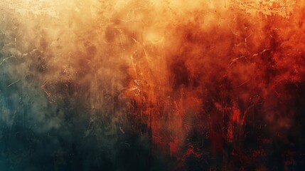 Abstract Red and Orange Grunge Texture