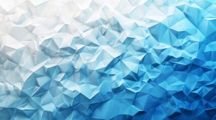 Obraz premium Abstract Blue and White Geometric Pattern
