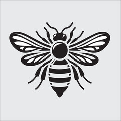 the bee vector design illustrator and best design