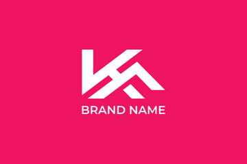 KF real estate logo, kf or fk home logo, kf house logo, KF or FK logo monogram initials letter concept, Initials Monogram logo KF FK K F, KF, FK, K, F Abstract Letters Logo, KF or FK icon design