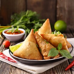 Street Food Samosa