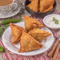 Street Food Samosa