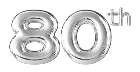 Anniversary Silver Number 80