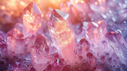 Fototapeta premium Crystal formations glisten and gleam, adding an air of elegance to the backdrop. Abstract Backgrounds Illustration, Minimalism,