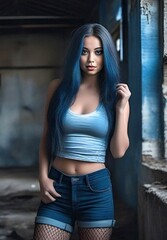 Naklejka premium Sexy woman