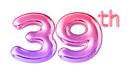 Anniversary Gradient Number 39