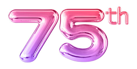 Anniversary Gradient Number 75
