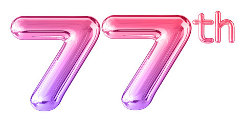 Anniversary Gradient Number 77
