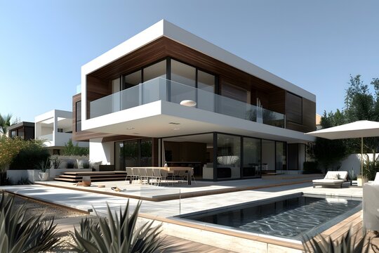 Modern Minimalist Villa Design With Pool