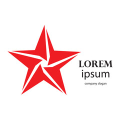 successful victory star logo design