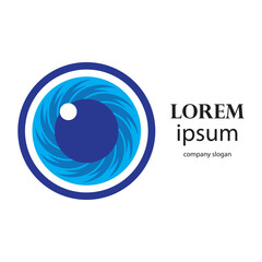 health and eye care logo design