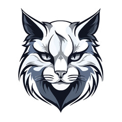 Cat head mascot