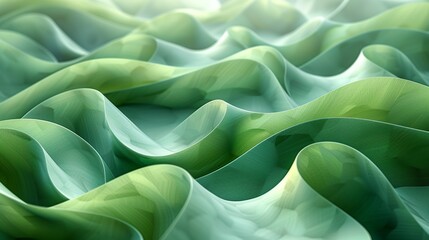 Obraz premium Abstract patterns in light green hues evoke a sense of nature and growth, making it perfect for environmental or organic-themed projects. Abstract Backgrounds Illustration, Minimalism,