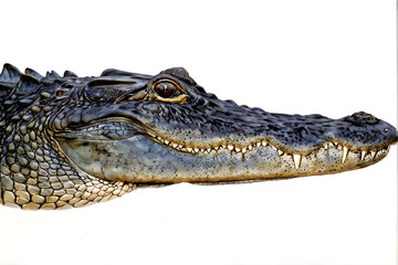 Obraz premium alligator in white background
