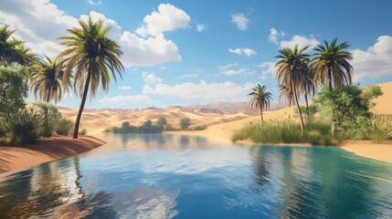 Obraz premium palm tree on the beach