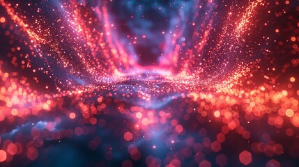 Vivid splashes of pink and red burst forth, like fireworks against a night sky, injecting a sense of excitement and vibrancy into your designs. Abstract Backgrounds Illustration, Minimalism,