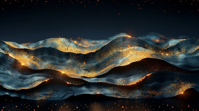 Regal golden accents add a touch of glamour to the scene, elevating the overall aesthetic and lending a sense of luxury to your designs. Abstract Backgrounds Illustration, Minimalism,