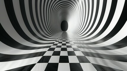 Geometric Effects and Abstract Curves: Horizontal Illusion