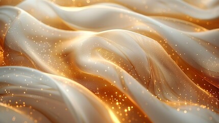 Luxurious golden accents shimmer and shine, adding a touch of glamour and elegance to the scene. Abstract Backgrounds Illustration, Minimalism,