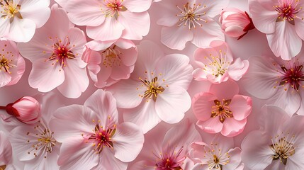 Pink Flower Petals Close Up