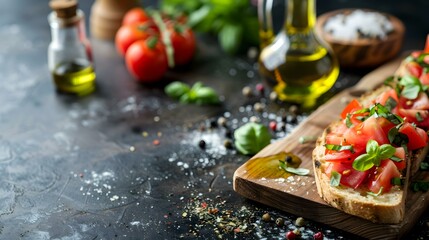 Bruschetta with tomatoes