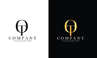 OT logo, letter logo, branding logo,  clothing logo