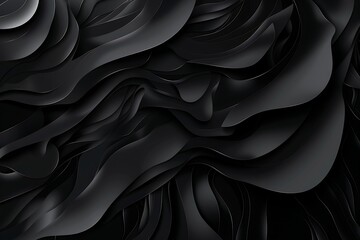 Black wavy background