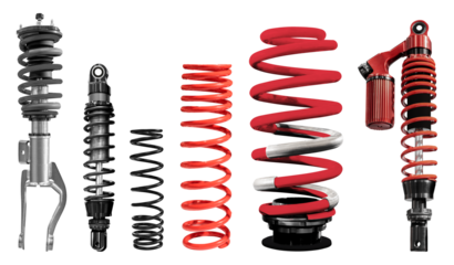 Collection set shock absorber spring