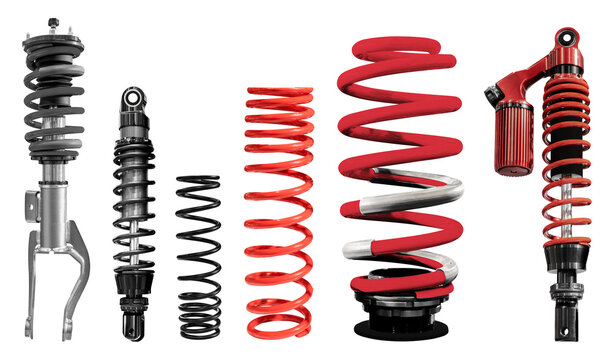 Collection set shock absorber spring