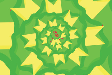 Free vector psychedelic optical illusion wallpaper or background