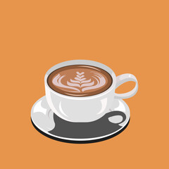 A cup of coffee illustration