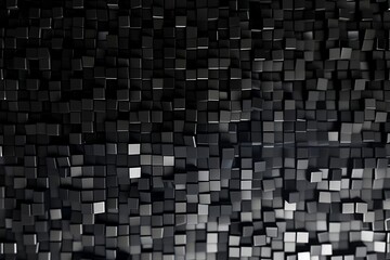 Fototapeta premium A black and white background with squares