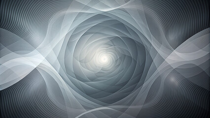 Abstract grey background with geometric centered circle