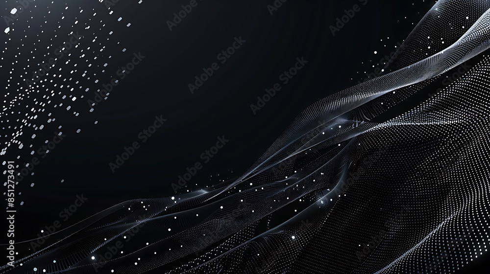 Aufkleber abstract geometric background. plexus mesh backdrop molecular