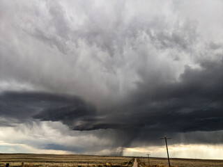 A high-based storm in Southeast Colorado
