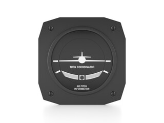 Flight instrument turn coordinator
