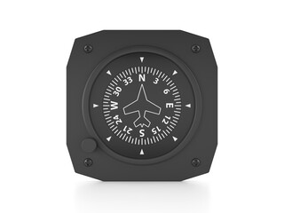 Flight instrument heading indicator