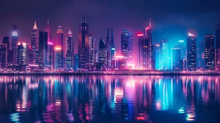 night city skyline