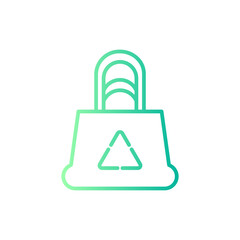 shopping bag gradient icon