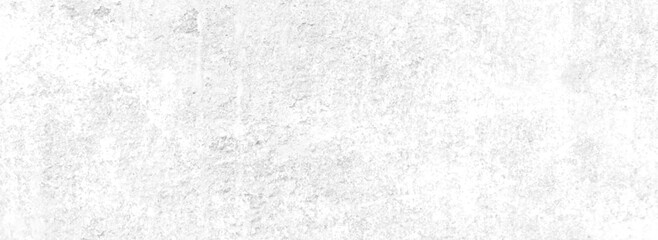 Obraz premium White old concrete wall grunge texture - wide banner format background with copy space for text. Grunge gray texture of chips, cracks, scratches, Soft white grunge.