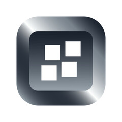 QWERTY button on laptop. Vector. application function keyboard with a simple editable design.