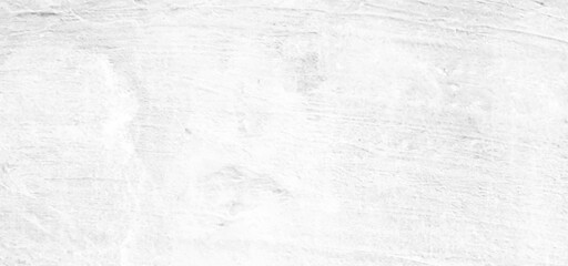 White old concrete wall grunge texture - wide banner format background with copy space for text. Grunge gray texture of chips, cracks, scratches, Soft white grunge.