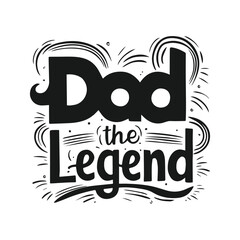 Happy fathers day typography tshirt design template, fathers day typography design

