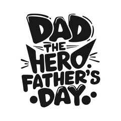 Happy fathers day typography tshirt design template, fathers day typography design


