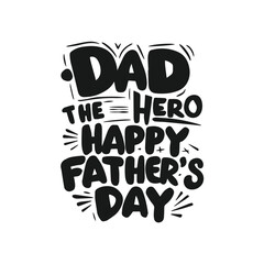 Happy fathers day typography tshirt design template, fathers day typography design

